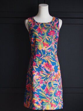 J. Crew Factory | Printed Pleated Shift Dress